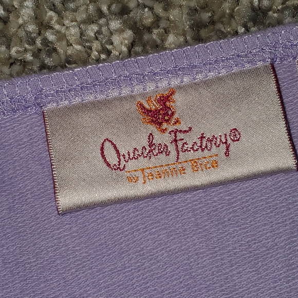 Quacker Factory Lavender Embroidered Top Sz. 2X - Picture 2 of 11